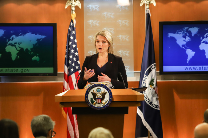 Spokesperson Heather Nauert Holds State Department Press Briefing