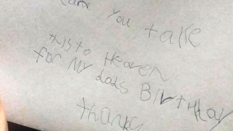 Un Copil De 7 Ani I A Trimis O Scrisoare In Rai Tatălui Său