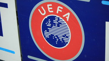 Fotografie cu sigla UEFA