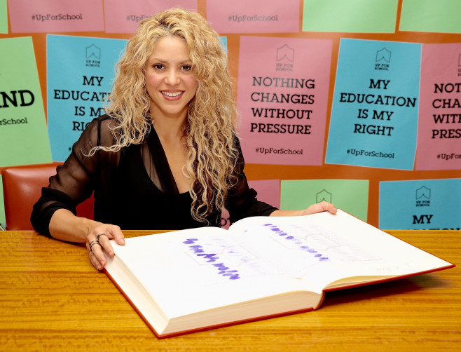 Shakira Supports #UpForSchool Education Petition