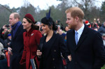 The Royal Family Attend Church On Christmas Day