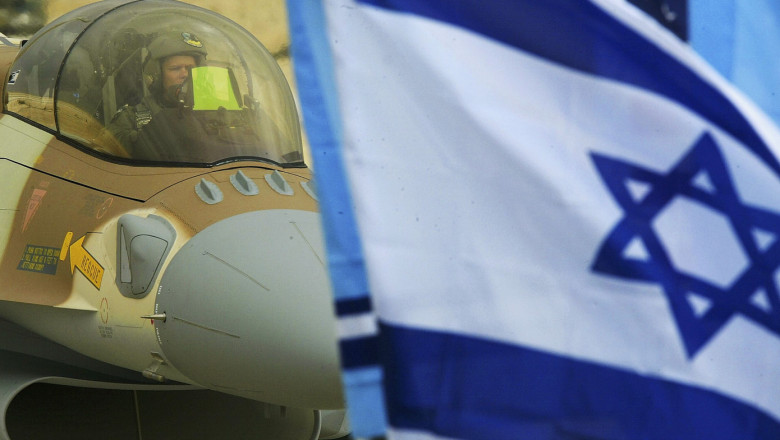 israel avion steag getty