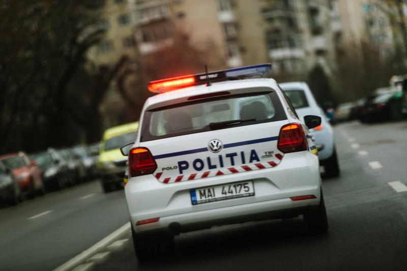 masina de politie in trafic_fb politia romana