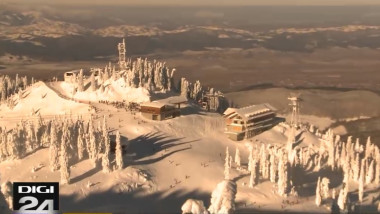 peisaj iarna poiana brasov imagine sus