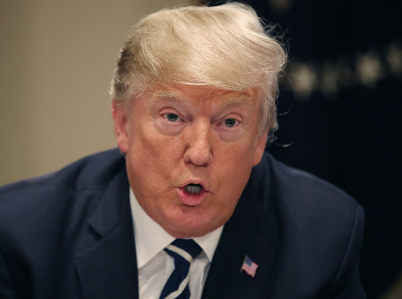 President Trump Meets With Members Of Congress In The White House Cabinet Room