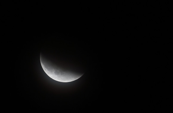 Supermoon Eclipse Visible In Skies Over Las Vegas