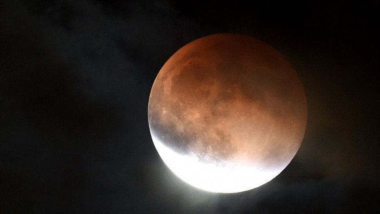 Supermoon Eclipse Visible In Skies Over California