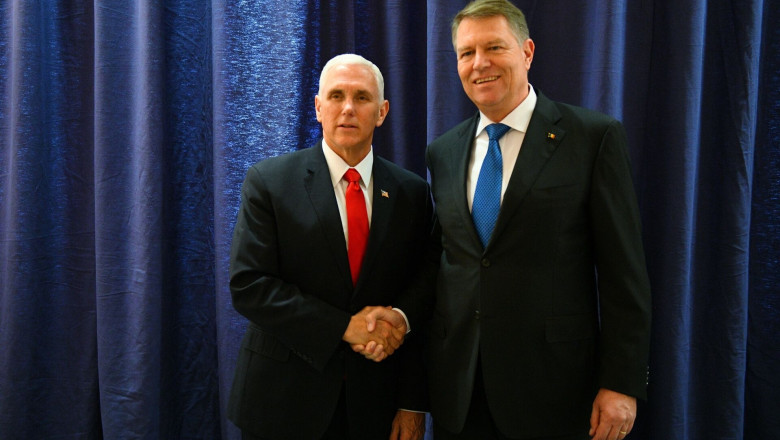 Mike Pence Klaus Iohannis