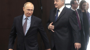 vladimir putin si Alexander Lukashenko
