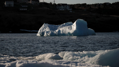 Icebergs Off Coast Of Canada's Newfoundland Draw Tourists To Area