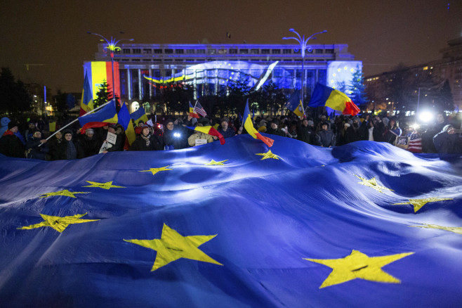 BUCURESTI - PIATA VICTORIEI - PROTEST - OUG 7 - 24 FEB 2019