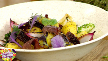 salata calda de oaie sanatatea in bucate