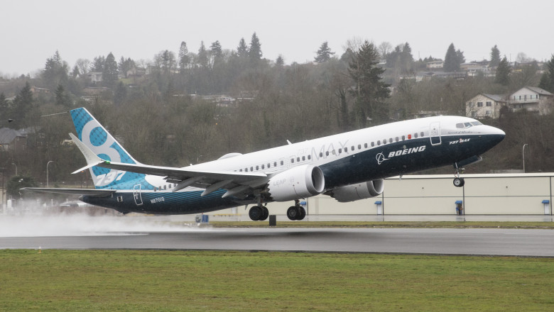 Avion Boeing 737 MAX.