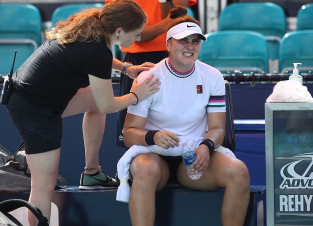 Bianca Andreescu s-a retras de la Miami Open 2019