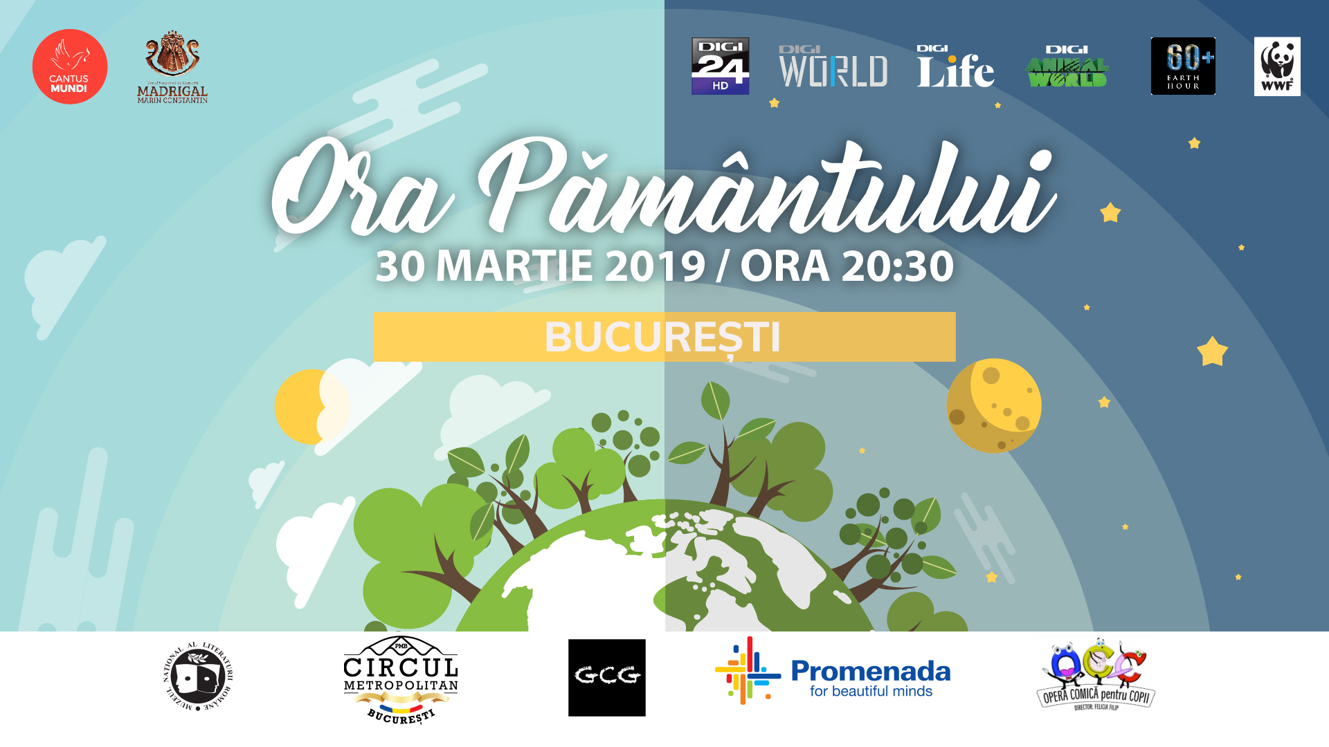 Cantus Mundi sarbatoreste „Ora Pamantului” in 81 de localitati din Romania