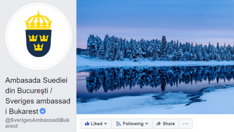 ambasada suediei la bucuresti - pagina de facebook oficiala