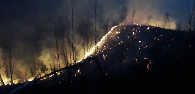 Incendiu Stația Ștei-Valea Aleu 5