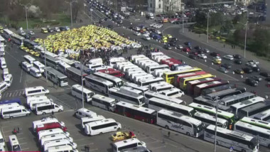 victoriei blocata taximetristi transportatori