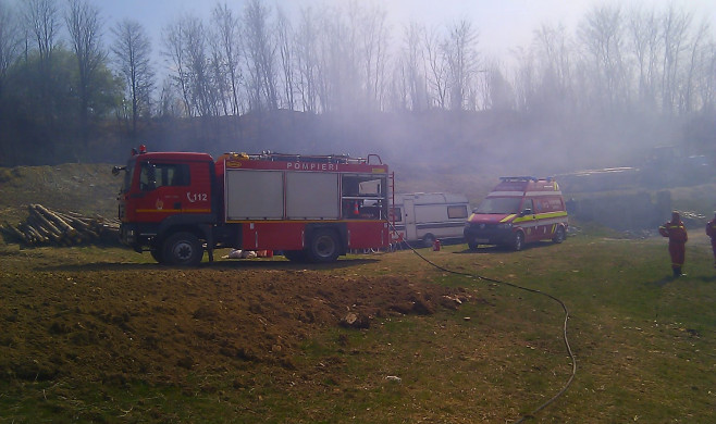 incendiu Dobrești 5- Secția Beiuș