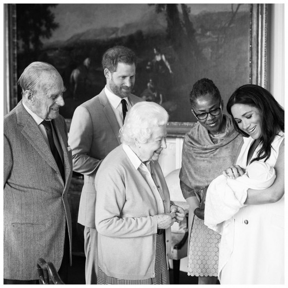 printul-phillip-harry-regina-elisabeta-meghan-markle-Archie-Harrison-Mountbatten-Windsor-instagram