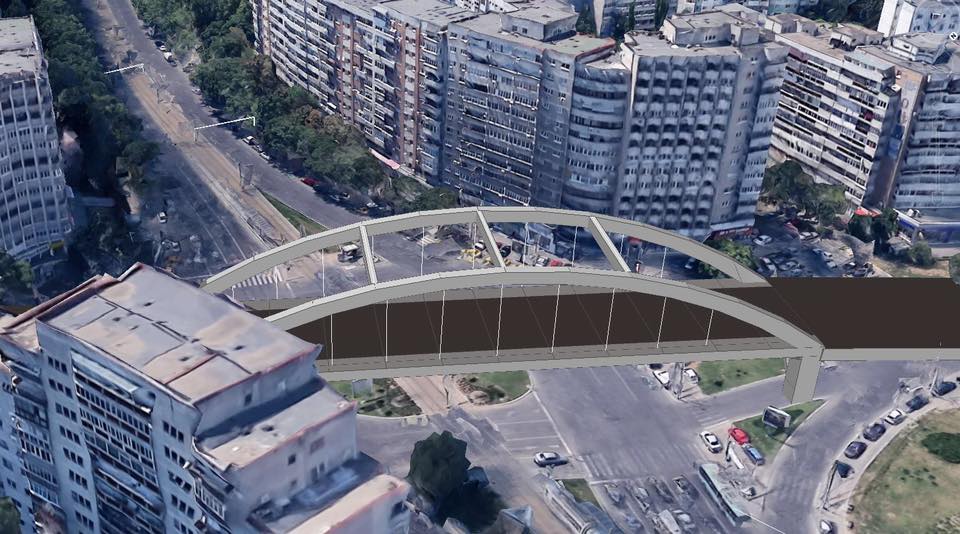 Promisiuni in Bucureşti - un pod nou nouţ in una dintre cele mai aglomerate zone