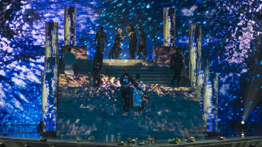 Doi dintre dansatorii Madonnei aveau pe spate steagurile Isaelului și Palestinei în show-ul din finala Eurovision 2019 găzduită de Tel Aviv