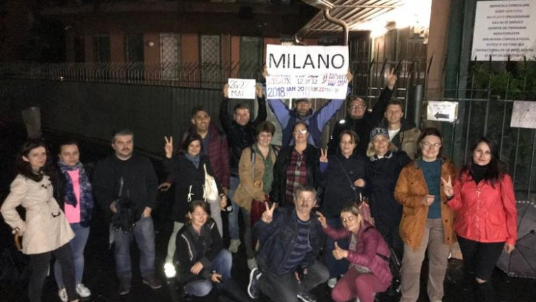 protest romani milano