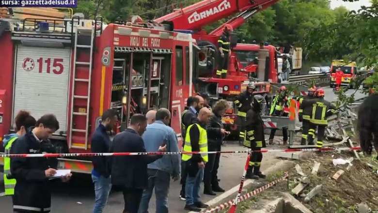 Un autocar cu turiști s-a răsturnat în Italia, într-o râpă, pe autostrada dintre Florența și Siena. Printre victime s-ar afla și români