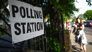 British Voters Go To The Polls In The European Elections
