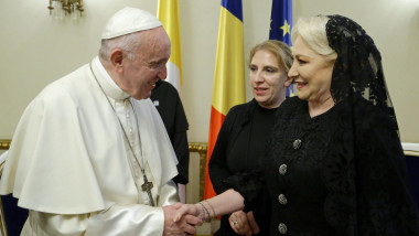 viorica dancila papa francisc palatul cotroceni