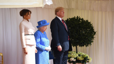 US President Trump meets with Queen Elizabeth II