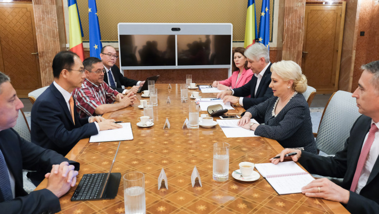 Premierul Viorica Dăncilă s-a întâlnit cu delegația FMI.