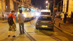 masina parcata tramvai