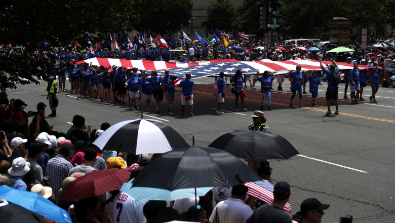 Independence Day Parade Kicks Off Washington's Fourth Of July Celebrations