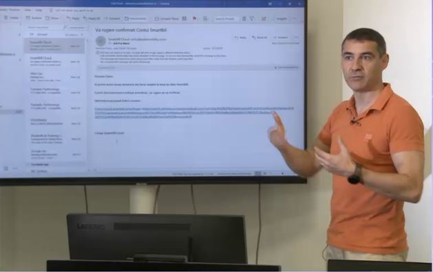 Detaliile care tradeaza un mail trimis de hackeri