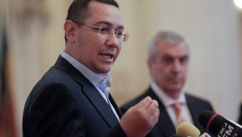 Victor Ponta discută cu Călin Popescu Tăriceanu despre candidatul la prezidentiale