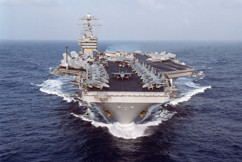 USS Dwight D. Eisenhower In The Arabian Gulf