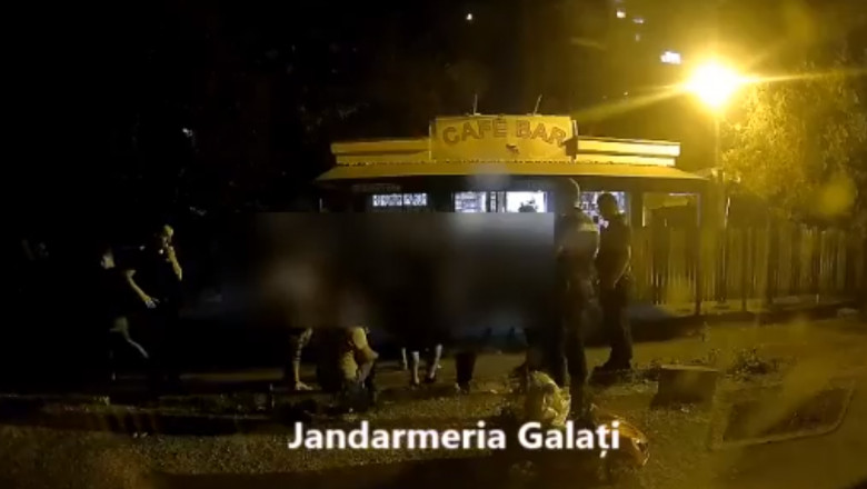 Jandarmi amenințați cu moartea și atacați cu ranga la Galați