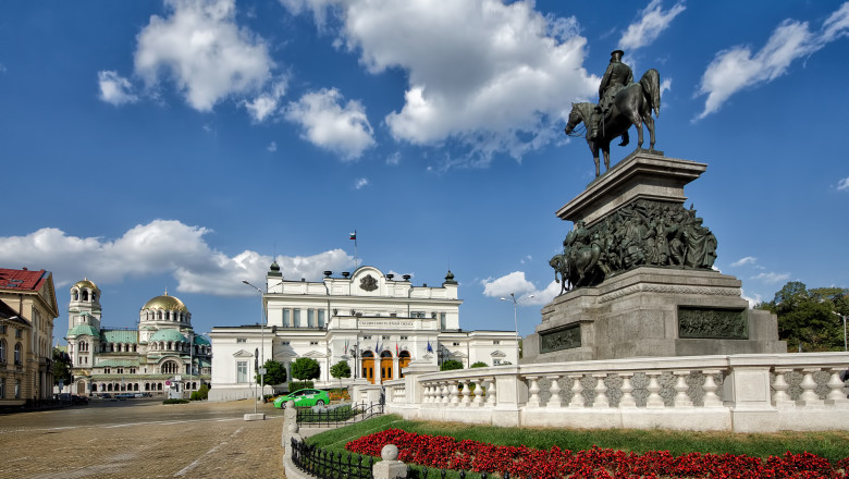 Piata Parlamentului din Sofia, Bulgaria