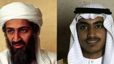 Osama ben Lade și fiul său, Hamza ben Laden