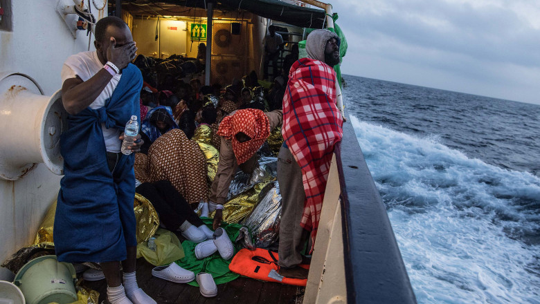 refugiati Open Arms Mediterana
