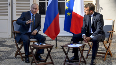 Russian President Vladimir Putin visits France