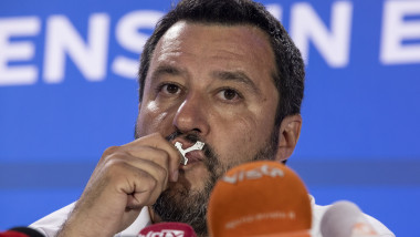 Salvini's Lega Party Holds EU Election Night Event