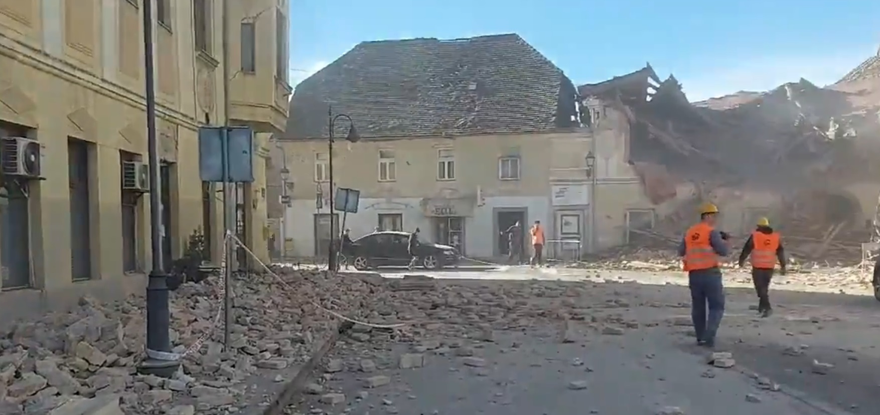 Croația, lovită de un nou cutremur, de 6.4, mai multe clădiri s-au prăbușit. Seismul s-a simțit și în Italia