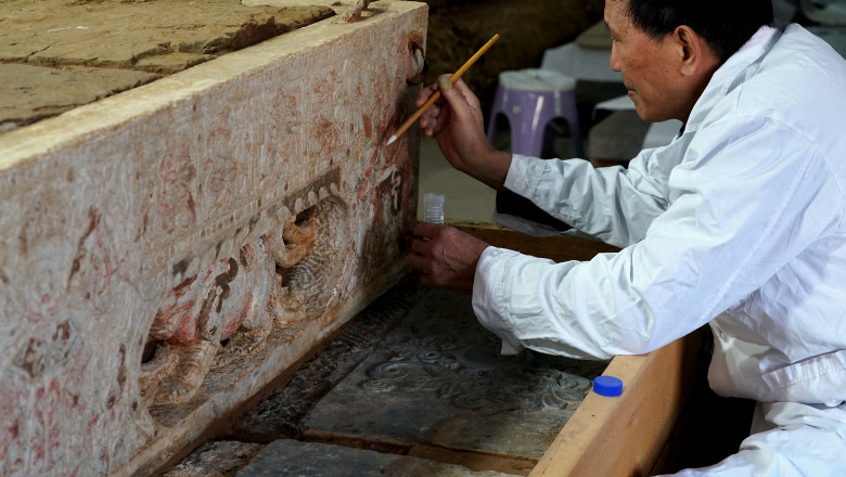 mormant vechi de 1400 de ani descoperit in china