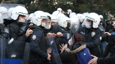 protest al studentilor turci de la universitatea bosfor