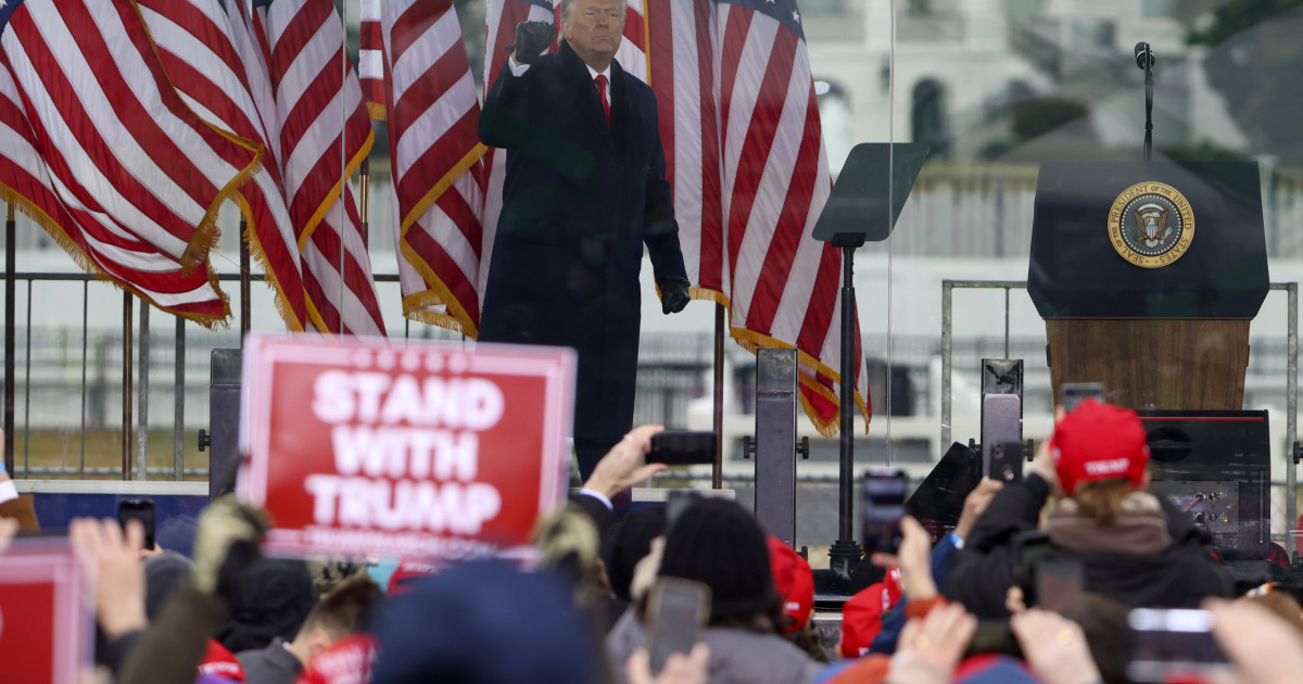 Donald Trump, miting înaintea votului din Congres: „Nu vom recunoaște niciodată înfrângerea. Am câștigat aceste alegeri”