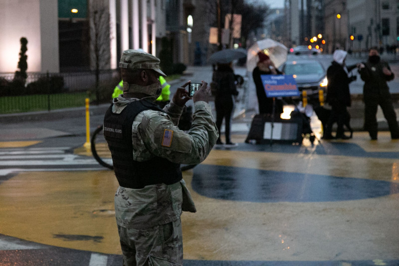 Washington prepares for Trump rallies, Washington DC, USA - 05 Jan 2021