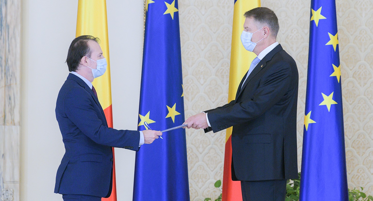 Președintele Iohannis se întâlnește la ora 12.00 cu premierul Florin Cîțu și miniștrii liberali ai guvernului