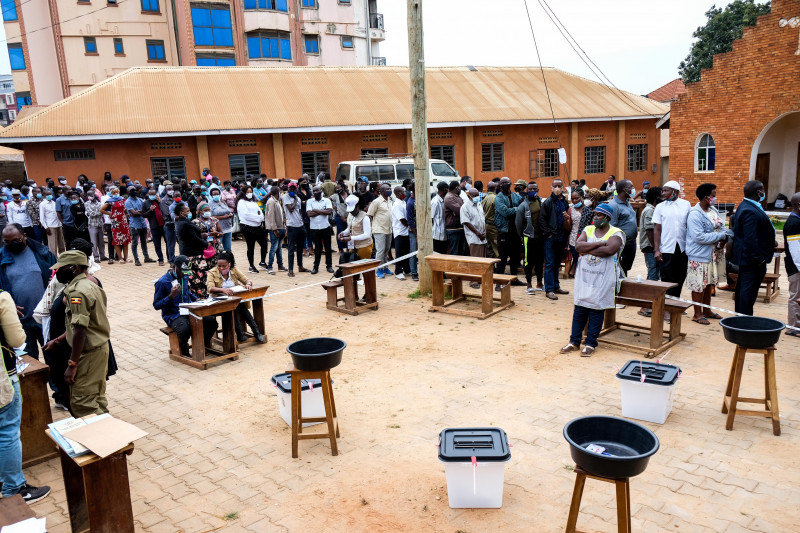 UGANDA KAMPALA ELECTION VOTE